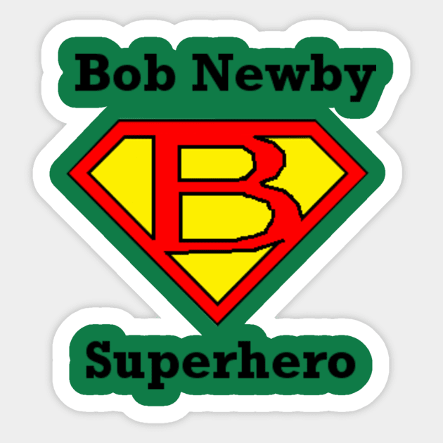 Bob Newby Superhero Sticker by hammolaw